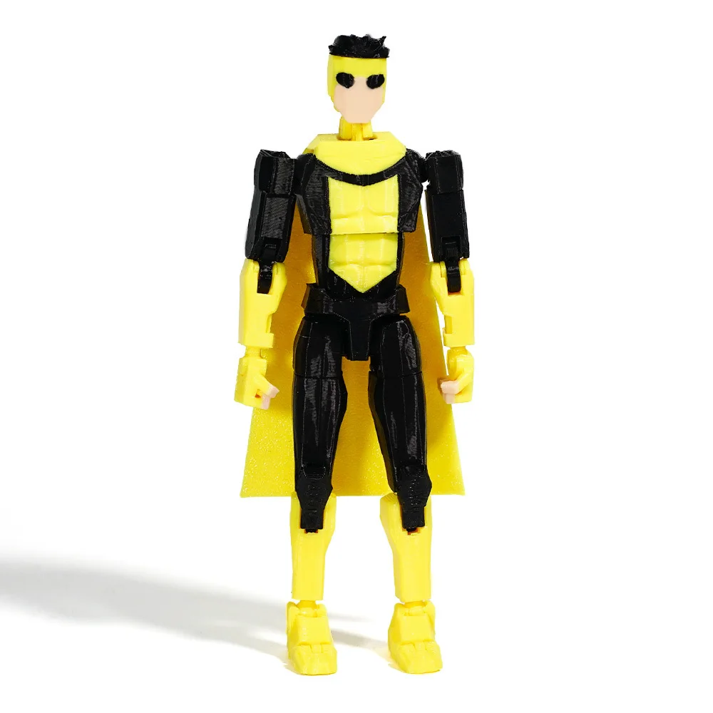 3D Printed Invincible Black Superheroes Anime Multi-Jointed