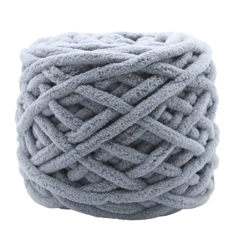 1 Stück 100 g Samt-Handstrickgarn Polyester Häkelgarn Strickschal Slipper Hutlinie Kissen Puppenhausschuhe Fäden 50 m 1968 Zoll – Detail 39