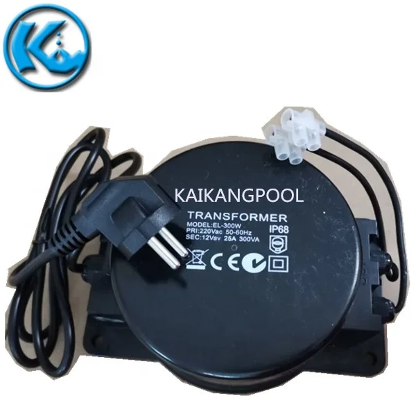 Transformador claro da piscina, 220V, 12V, 105W, 300W, 400W, 500W