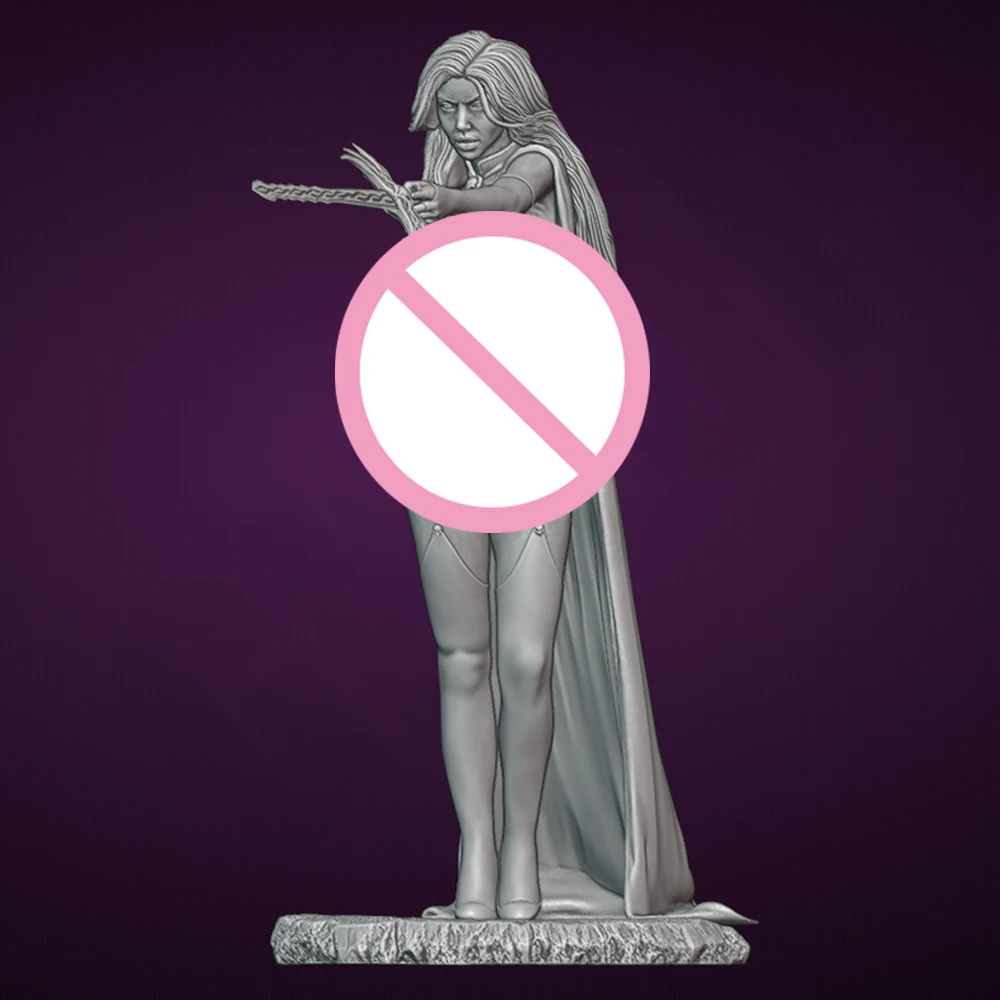 1/24 kit de modelo de impressão 3d sexy morte princesa guerreiro nsfw resina figura modelo kit diy estátua de redução em miniatura kit sem pintura brinquedo