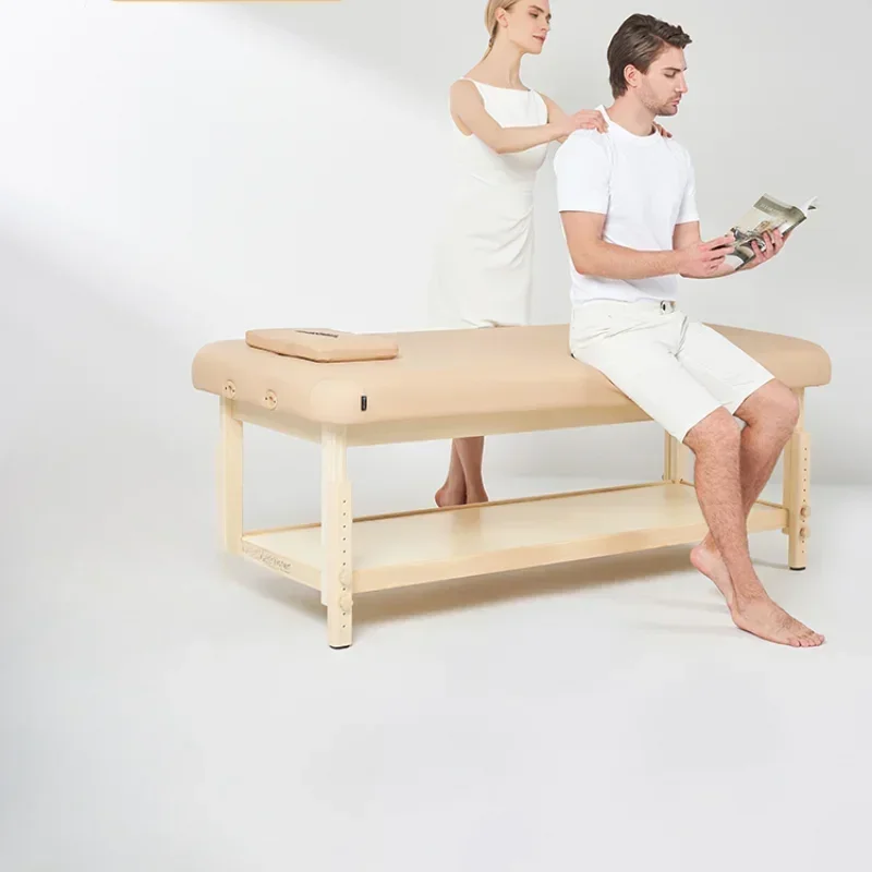 

Beauty salon specific beauty bed orthopedic massage solid wood therapy beauty salon bed