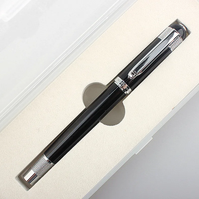 

Luxury high quality 901 Black silver usiness office 0.5MM Nib Rollerball Pen New gel pens