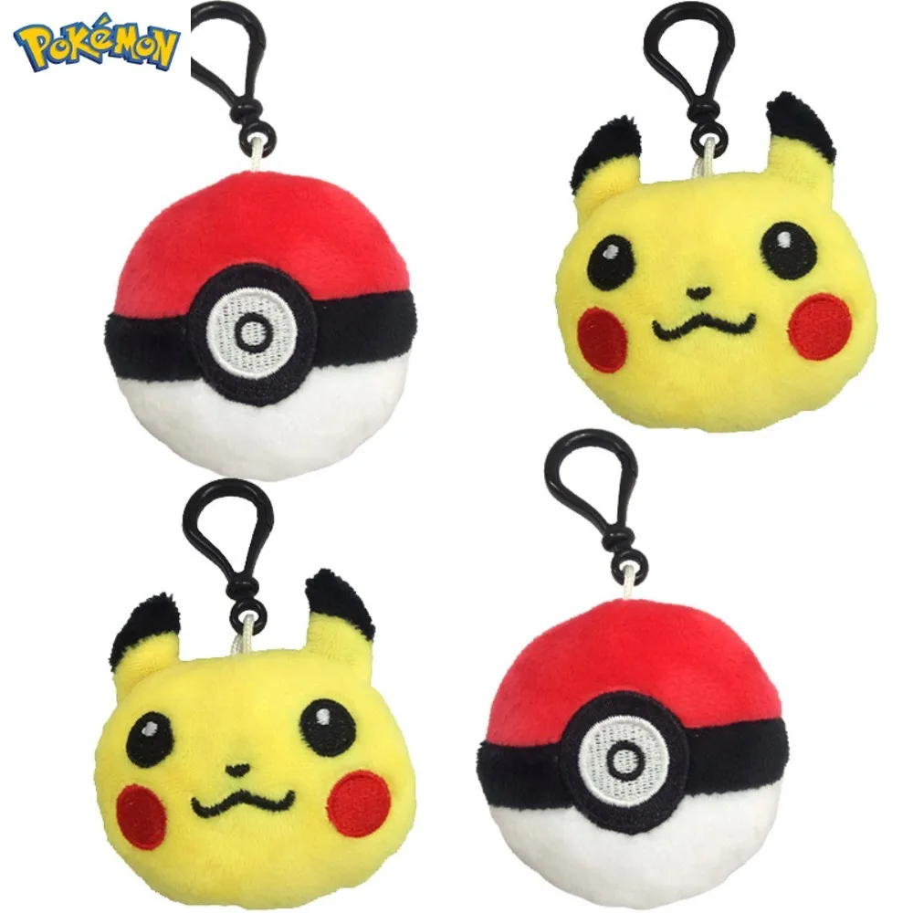 Pokémon Pikachu Charms! 🌟 Cute Pikachu Plushie & Poké Ball Keychains 🔑 Perfect Gifts for Fans! Limited Stock, Order Now!