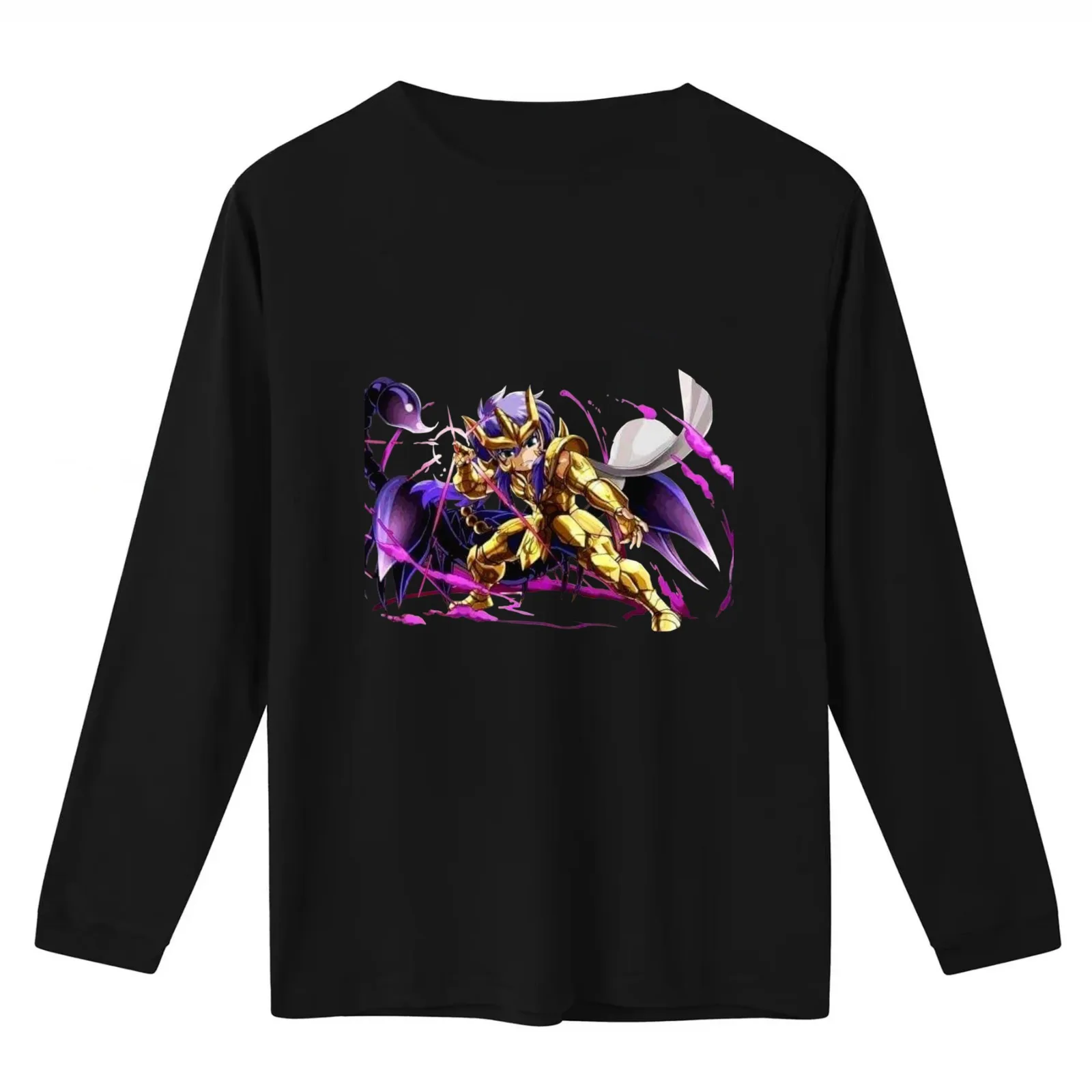 SCORPIO MILO CHIBI T-Shirt Summer Casual Cotton Tee Oversized Streetwear Tops Vintage Graphic Print Loose Fit Short Sleeve