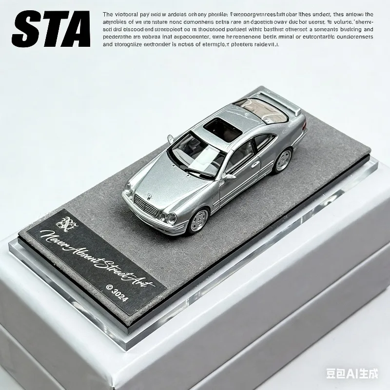 

STA 1:64 CLK W208 NASA series plastic model of a car, for boys' toys, adult collection and display items.
