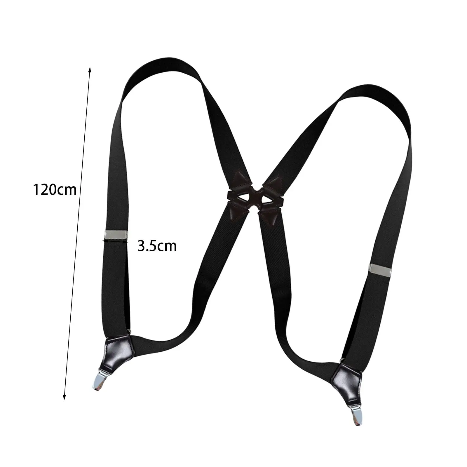 男性サスペンダー弾性ストラップ Y 字型快適な大人のバックベルト調節可能