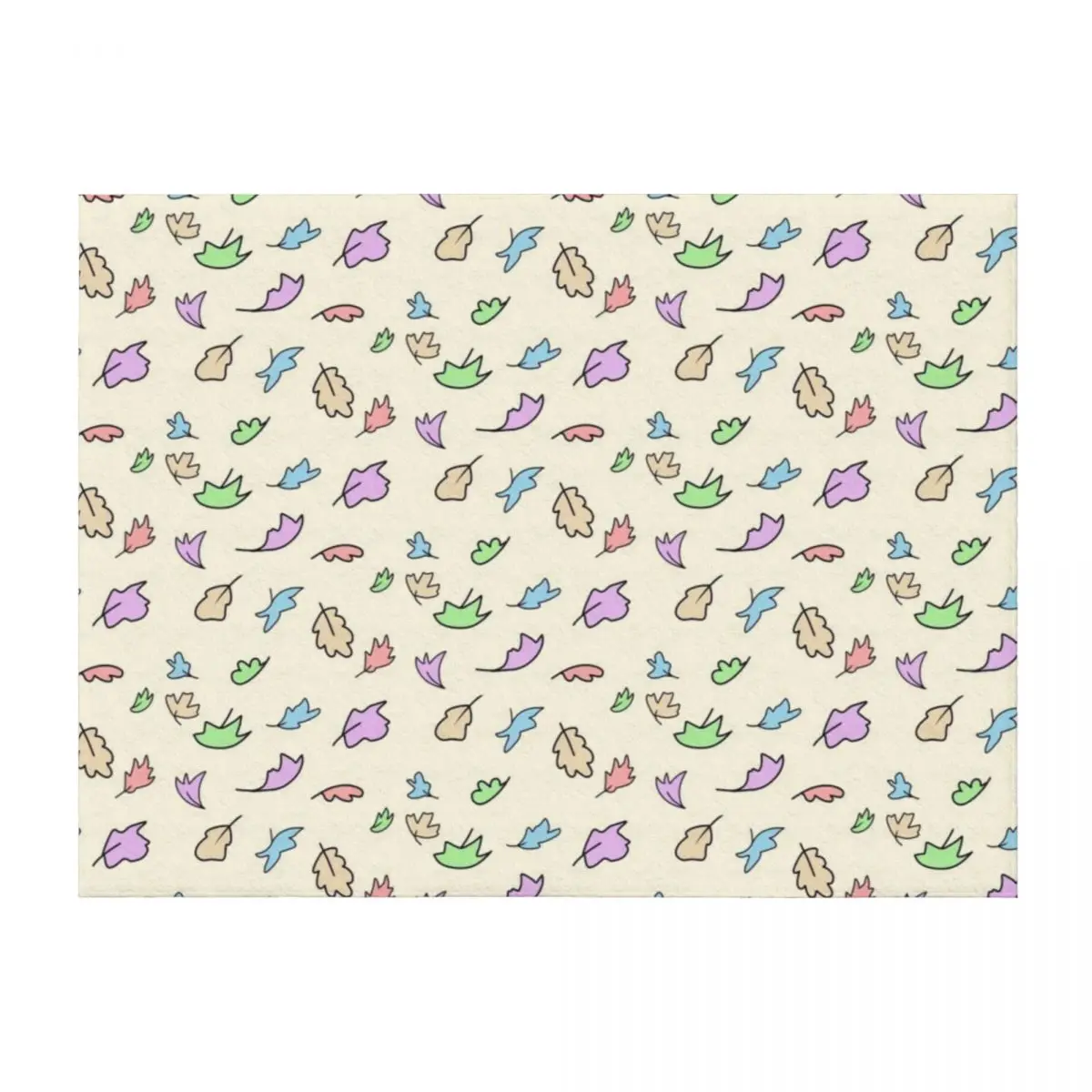 

Heartstopper Leaves Throw Blanket Flannels funny gift Soft Beds Blankets