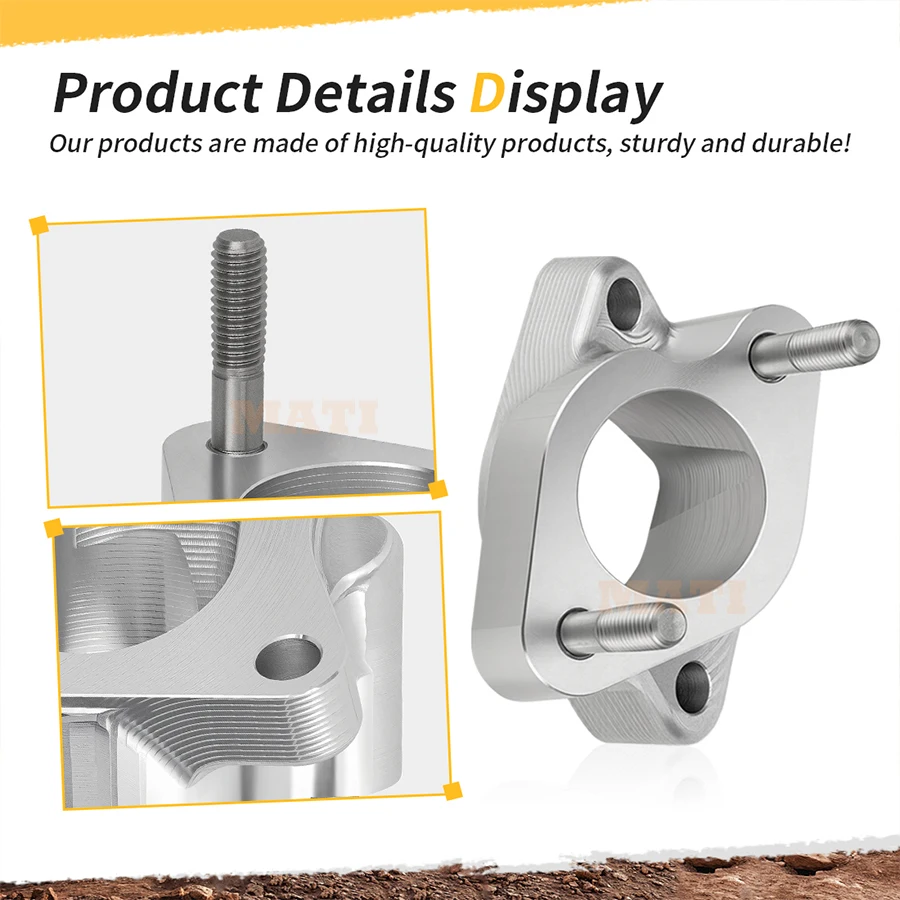 Upgraded CNC Carburetor Spacer Joint Intake Manifold For Yamaha Golf Cart G2-A G5-A G8-A G9-A G14-A G11-A 1985-1996