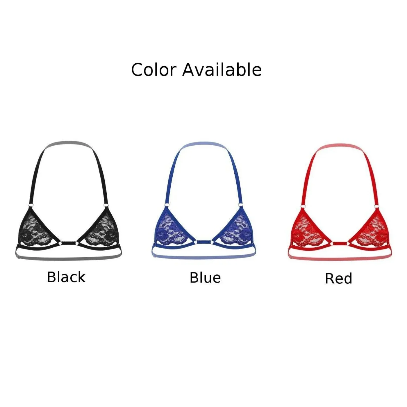 Sexy masculino tule renda roupa interior biquíni pijamas sem anel de aço sutiã topos regatas