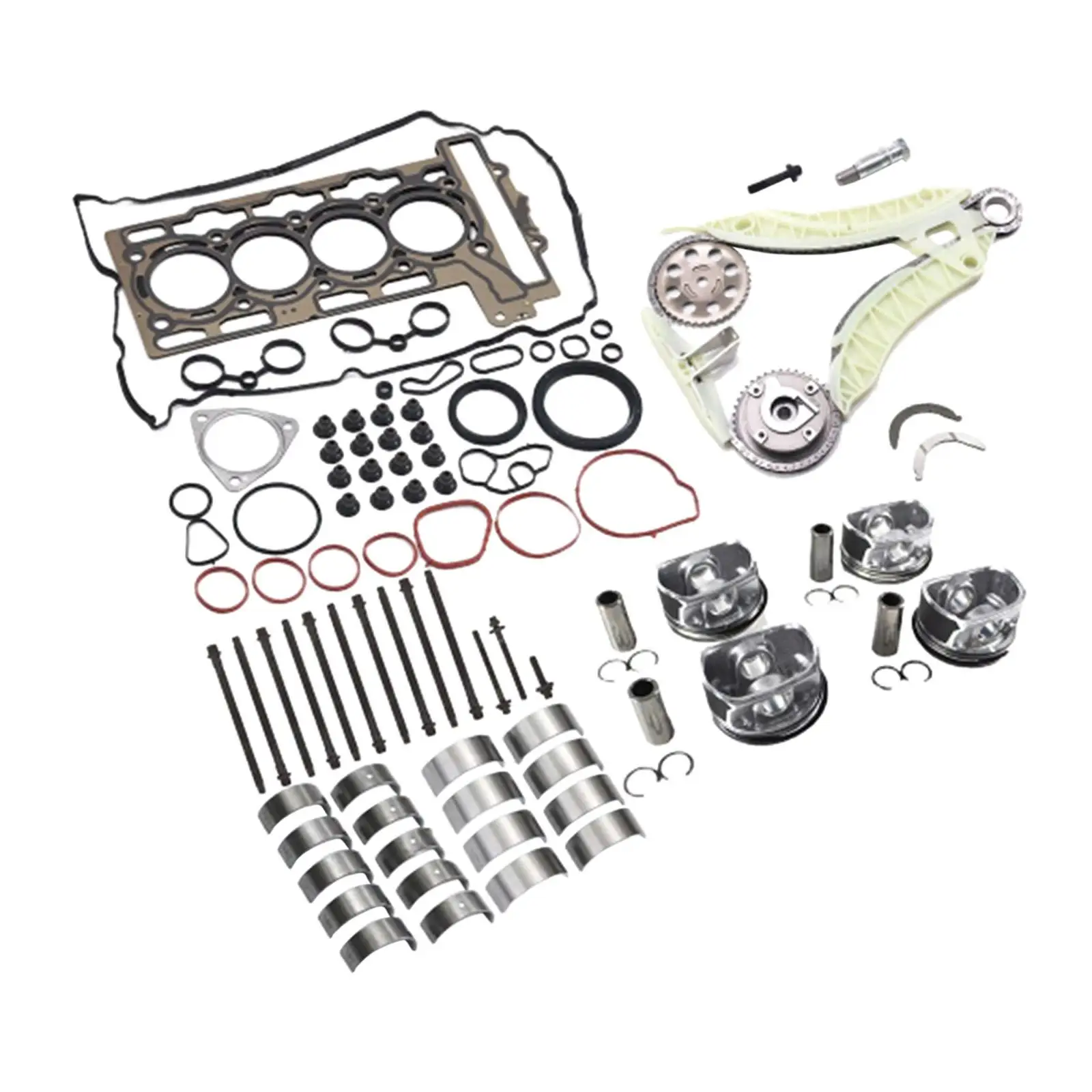 Engine Rebuild Kit 11 21 7 585 452 11 25 7 588 265 898.100 11 12 7 570 859 Timing Kit for Mini Cooper S Jcw R59 R57 R58 R55