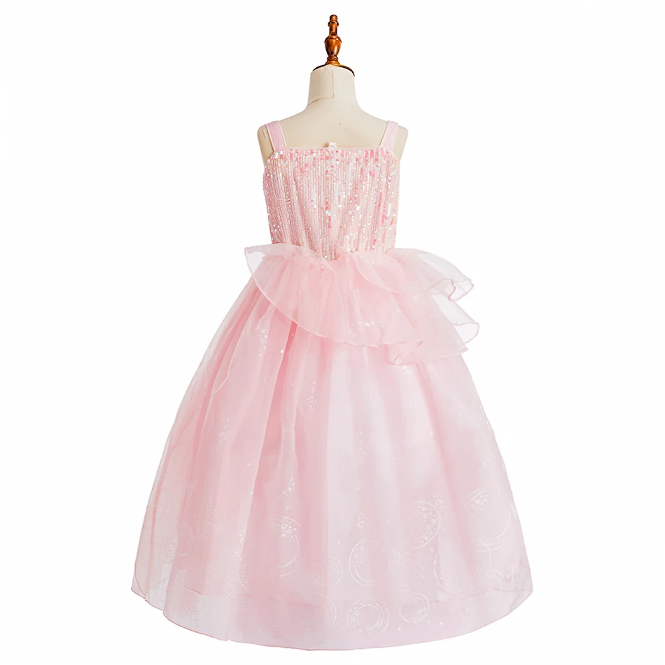 Mädchen Prinzessinnenkleid Kinder Fantasie-Cosplay-Kostüm Kinder Party Ballkleid Halloween Karneval Verkleidungskleidung Buchwoche – Detail 31