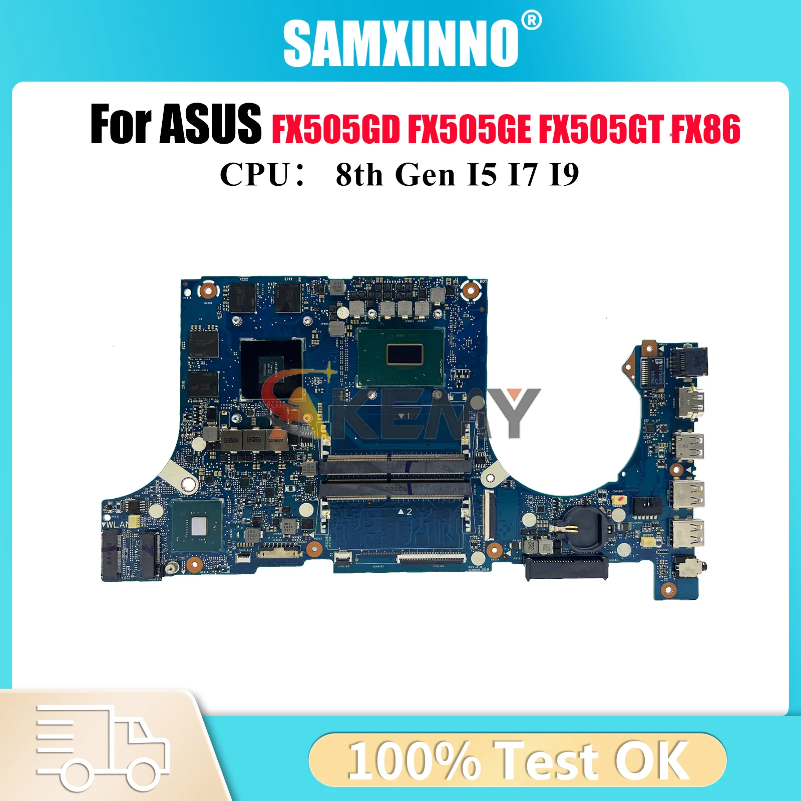 

FX505GD Материнская плата для ноутбука ASUS TUF Gaming FX86FE FX505GT FX505 FX86FD FX505GE FX505GD Материнская плата для ноутбука с процессором I5 I7 I9
