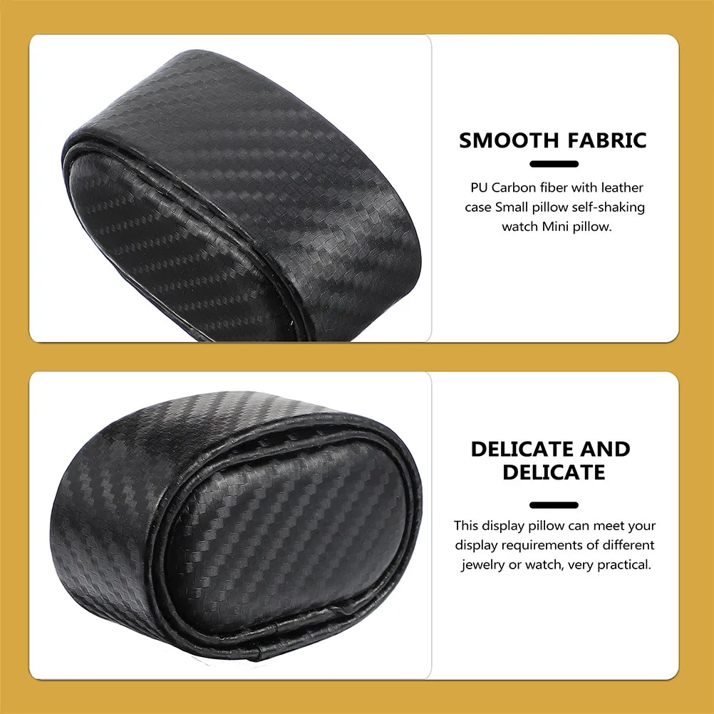 

4Pcs Elegant Watch Pillow Smooth Texture Display Cushion for Watches Bracelets Chains Jewelry Organizer Decorative Display