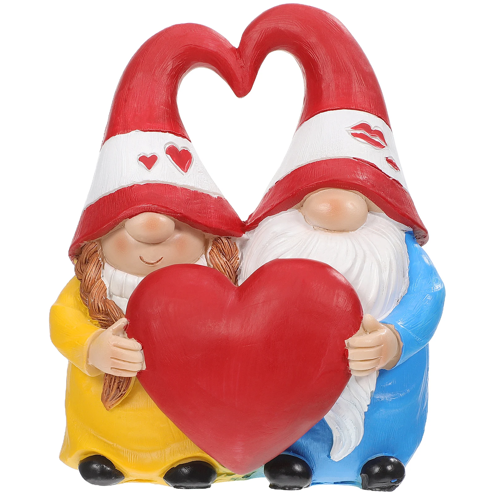 

Valentines Day Decorations Couple Dwarf Ornaments Garden Sculptures Gnomes Resin