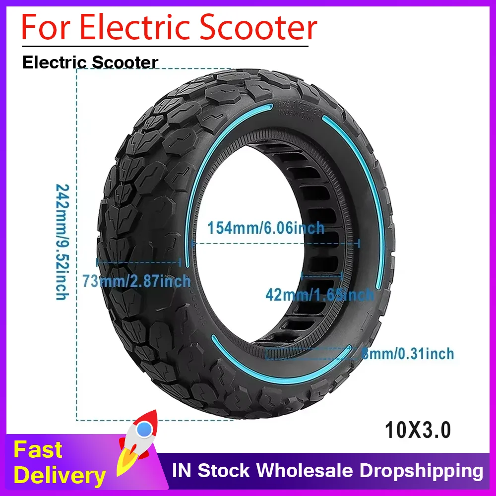 10X3.0 255*8 Rubber Solid tire For ZERO10X for Kugoo M4 G1 80/65-6 Wheel Honeycomb Solid Tyre for Dualtron Electric Scooter