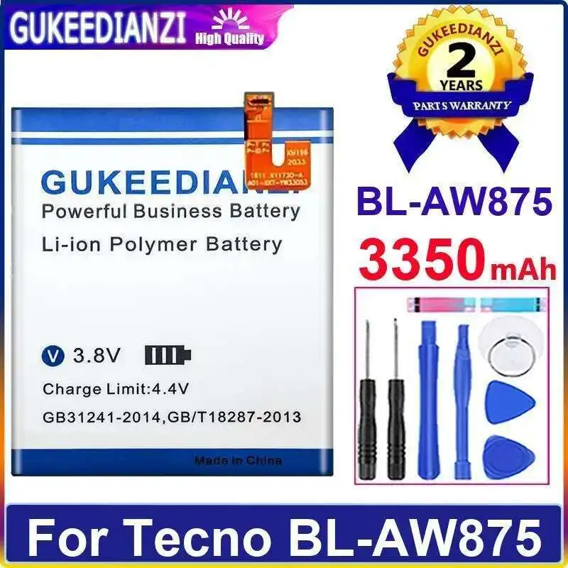 

Аккумулятор мобильного телефона Tecno BL-AW875 Прочная замена премиум-класса 3350 мАч