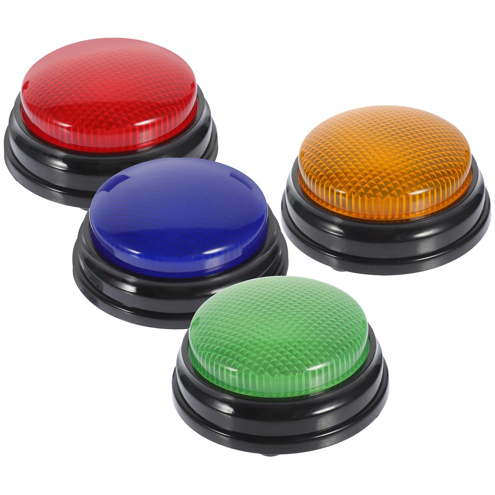 

4 Pcs Sound Button Party Toy Buttons Buzzer Prank Prop Game Plastic Favors Funny Voice Toddler