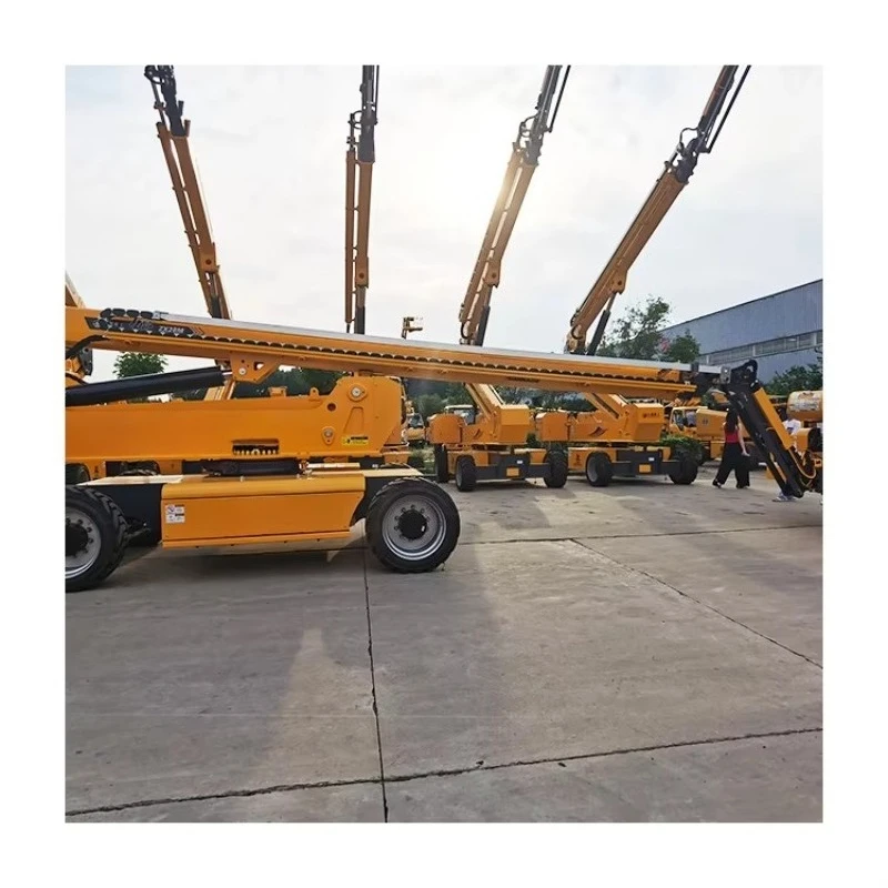 Reliable Self-Propelled Hydraulic Boom Lift with 11690mm Working Height 300kg Load Capacity for Mining Industrial Applications