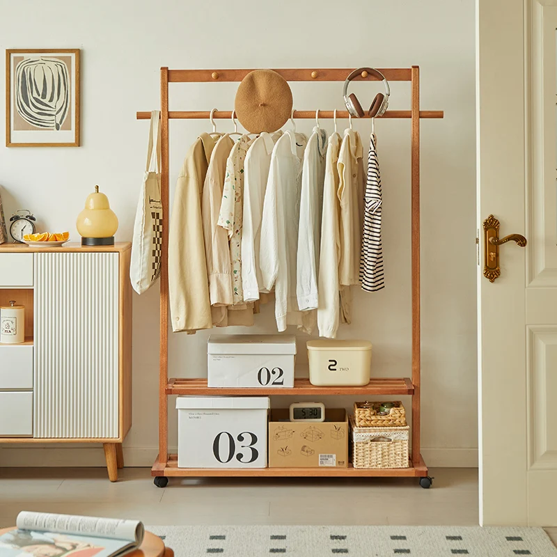 

Display Wooden Coat Racks Storage Clothes Organizer Open Luxury Hanging Dress Coat Racks Bedroom Perchero Lounge Suite Furniture