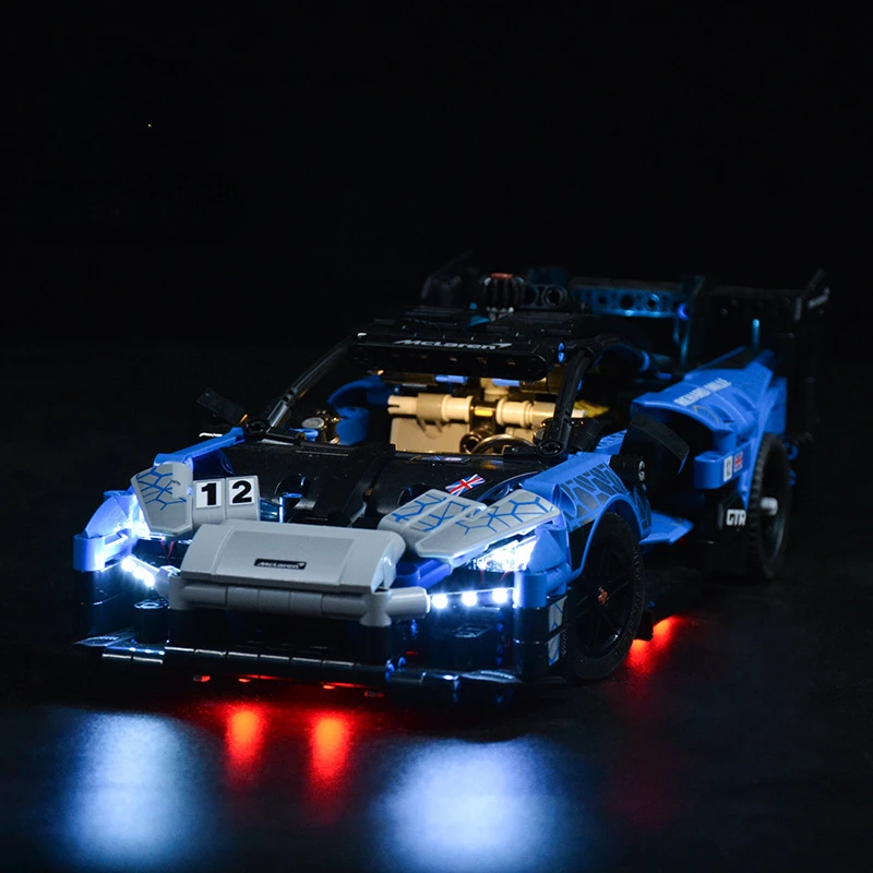 Not Included Building Blocks LED Light Kit for Senna GTR 42123 DIY Toys Gift Only Lighting Set