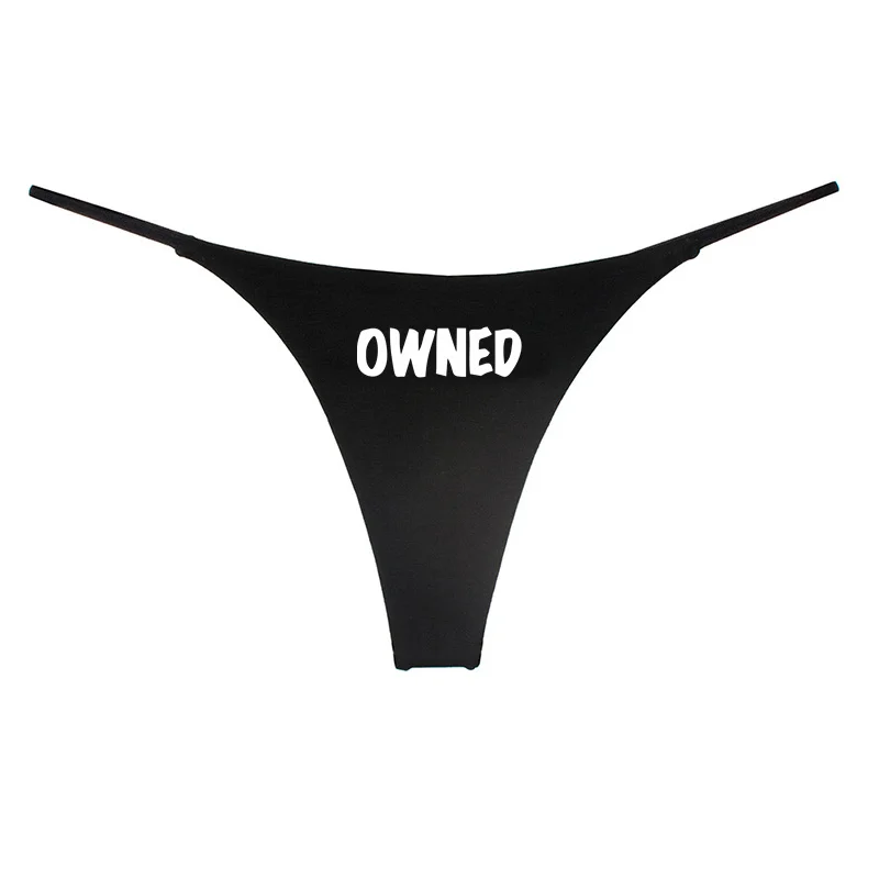 Tanga de algodón sin costuras para mujer, ropa interior caliente, doble capa, Correa fina, regalo