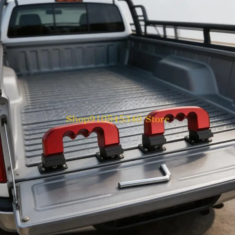 U2JA Trailer Tie Down Set 2 Pack for Cargo Strap Hook and Storage Use
