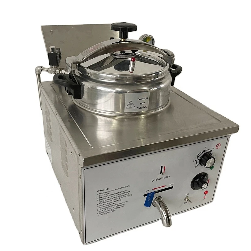 CE Certificated Stainless Steel Gas Pressure Fryer Chicken Broast Machine