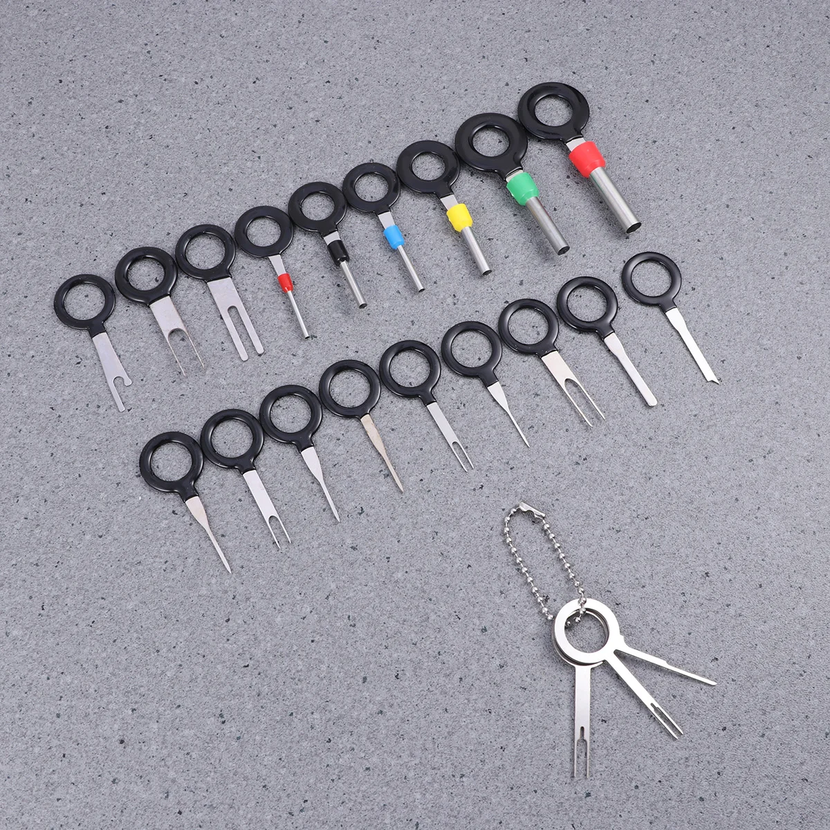 21 in 1 Auto Car Plug Circuit Board Wire Harness Terminal Extractor Picks Connector Crimp Pin Needle Remove Tools