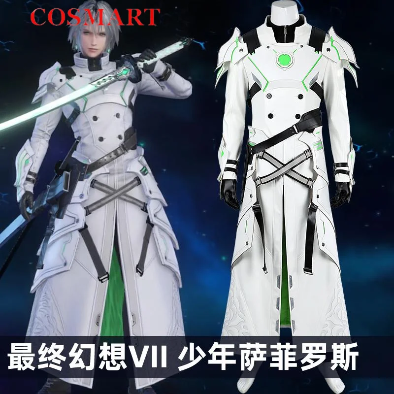 COSMART Final Fantasy Sephiroth Juvenile Cosplay Costume Cos Game Anime Party Uniform Hallowen Play Role Clothes Clothing