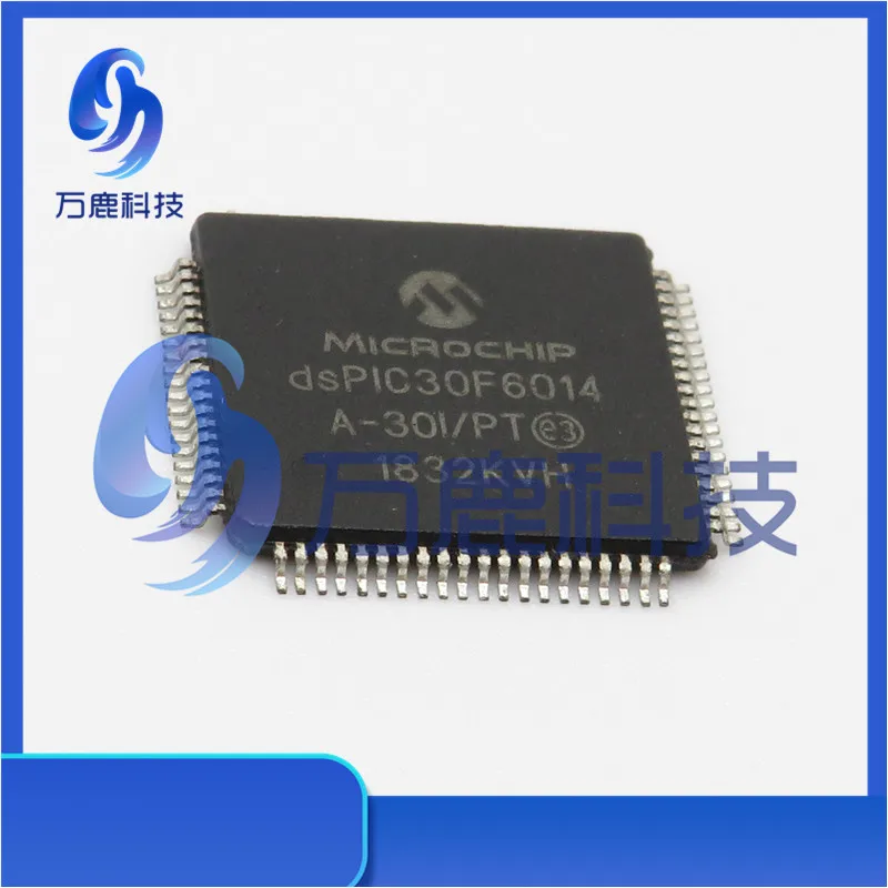 Dspic30F6014A-30I/Pt 16 Bit Mcu/Dsp 80Ld 30 Mips 144Kb Flash, Pb Free Tqfp-80