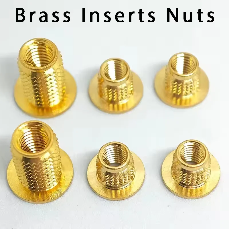 1pcs Cold Pressed Barbed Copper Insert Nut with Step Knurled, Easy to Install, Eco-friendly, Model 003 & 004