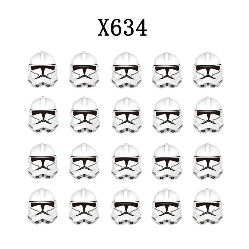 

X634 Building Blocks White Clone Soldiers 20pcs/set Brick Figure Figurines Wolf Pack Clone Trooper 212th Attack Battalion Troope