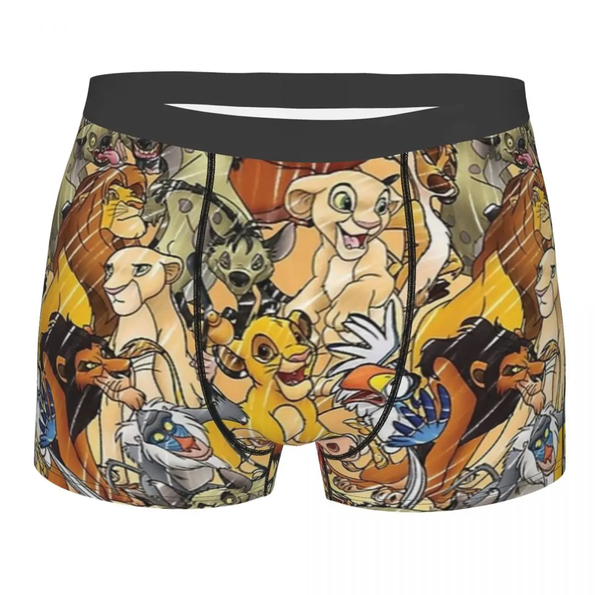 

Men's Lion King Boxer Shorts Panties Breathable Underwear Simba Mufasa Nala Male Printed S-XXL Underpants