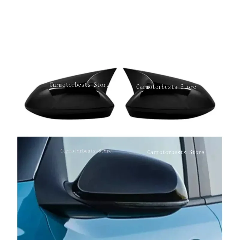 Auto-Rückspiegelabdeckung Flügelkappe Passend für Hyundai I10 2015 2016 2017 2018 2019 2020 Rückspiegelgehäuse Verkleidung Carbon-Optik – Detail 2