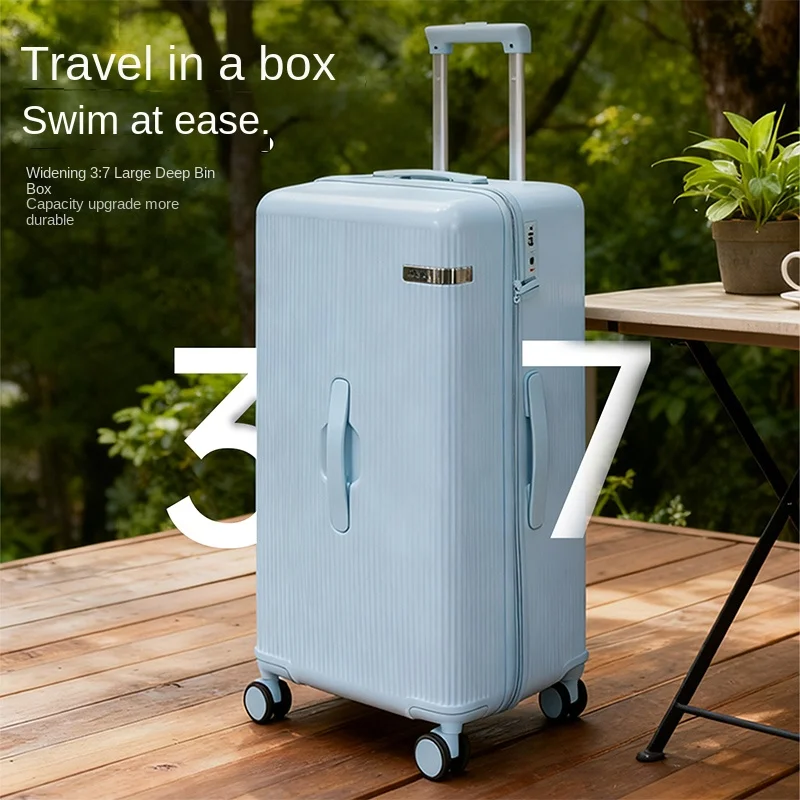 

New Large-Capacity Suitcase 20–28-inch Lightweight Student Suitcase with Combination Lock Travel Luggage Silent Wheels Unisex