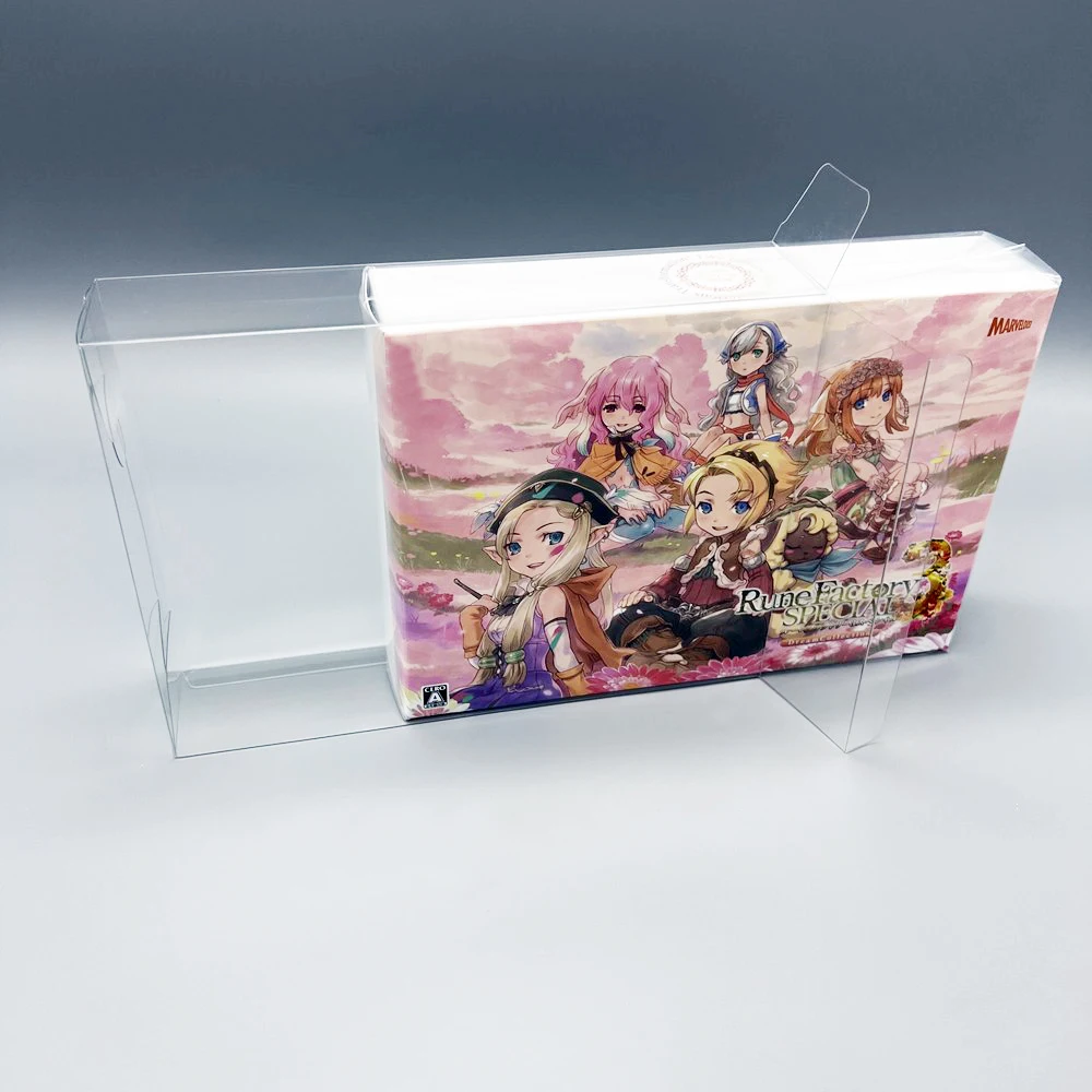 1 Box Protector For Nintendo Switch Rune Factory 3 Only JP Edition Game Video Clear Display Case Collect Box