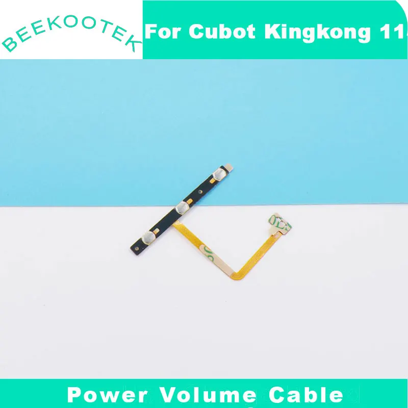 Original Cubot KingKong 11 Power Volume Button Cable Side Control Custom Key Cable flex Microphone FPC For Cubot King Kong 11