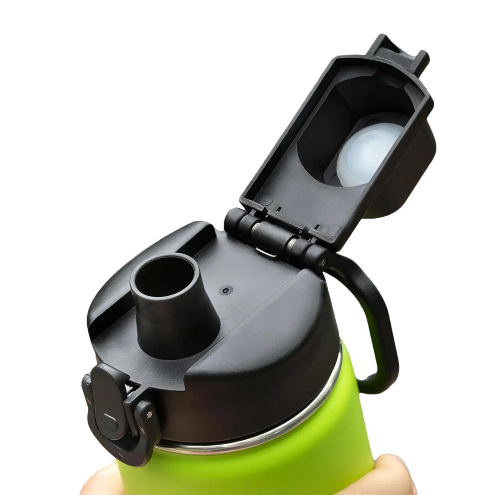 1pcs Auto Spout Lid Replacement Auto Top Lid Wide Mouth Safe Convenient Water Bottle Top Spout Lid for Home School Gym