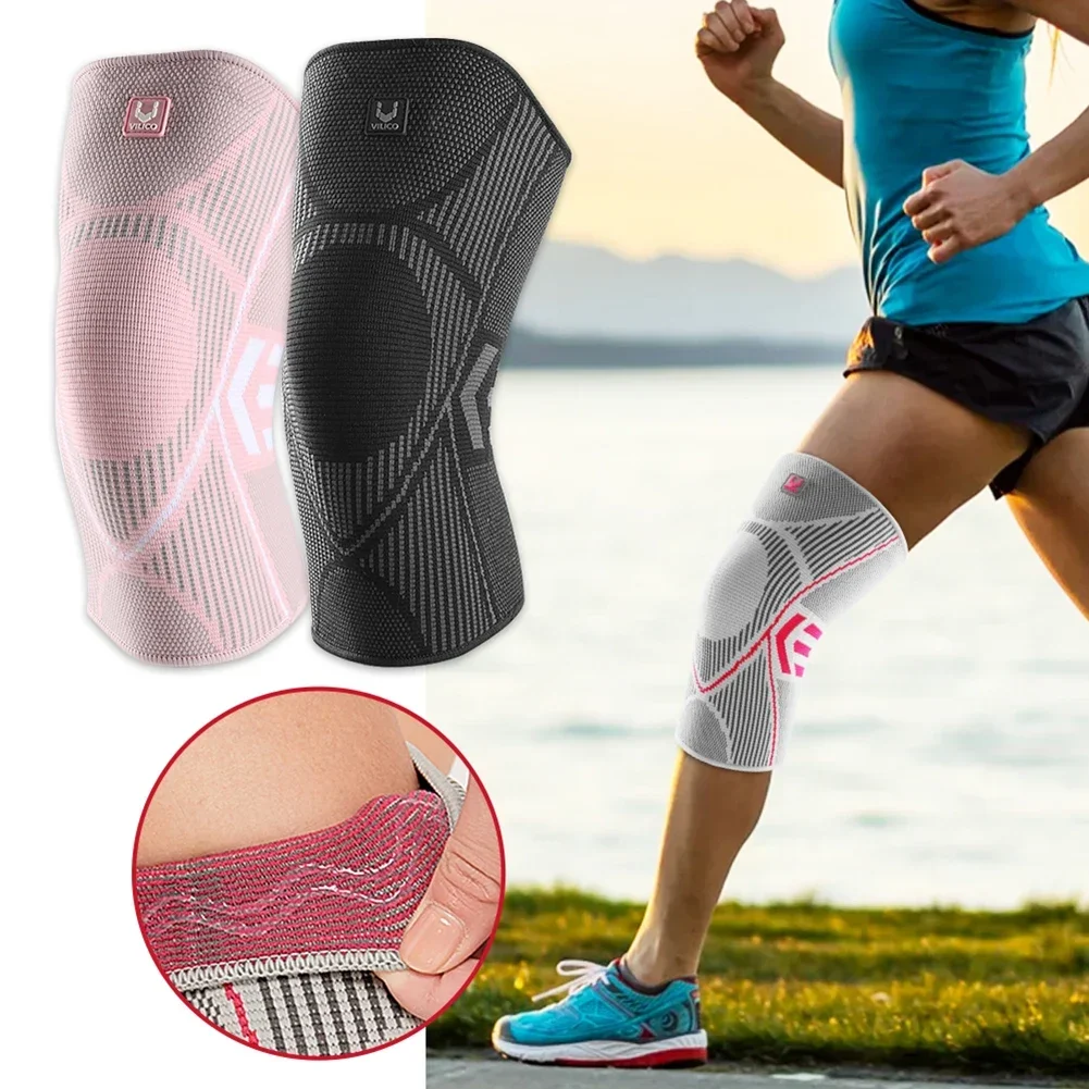 Professional Knee Support Compression Knee Sleeve Anti Slip Silicone Knee Braces for Knee Pain Meniscus Tear