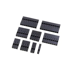100Pcs 2.54mm 1P/2P/3P/4P/5P/6P~12P Dupont Housing Plastic Shell 1~12 Pin Dupont Connector Dupont Jumper Wire Cable Pin Header