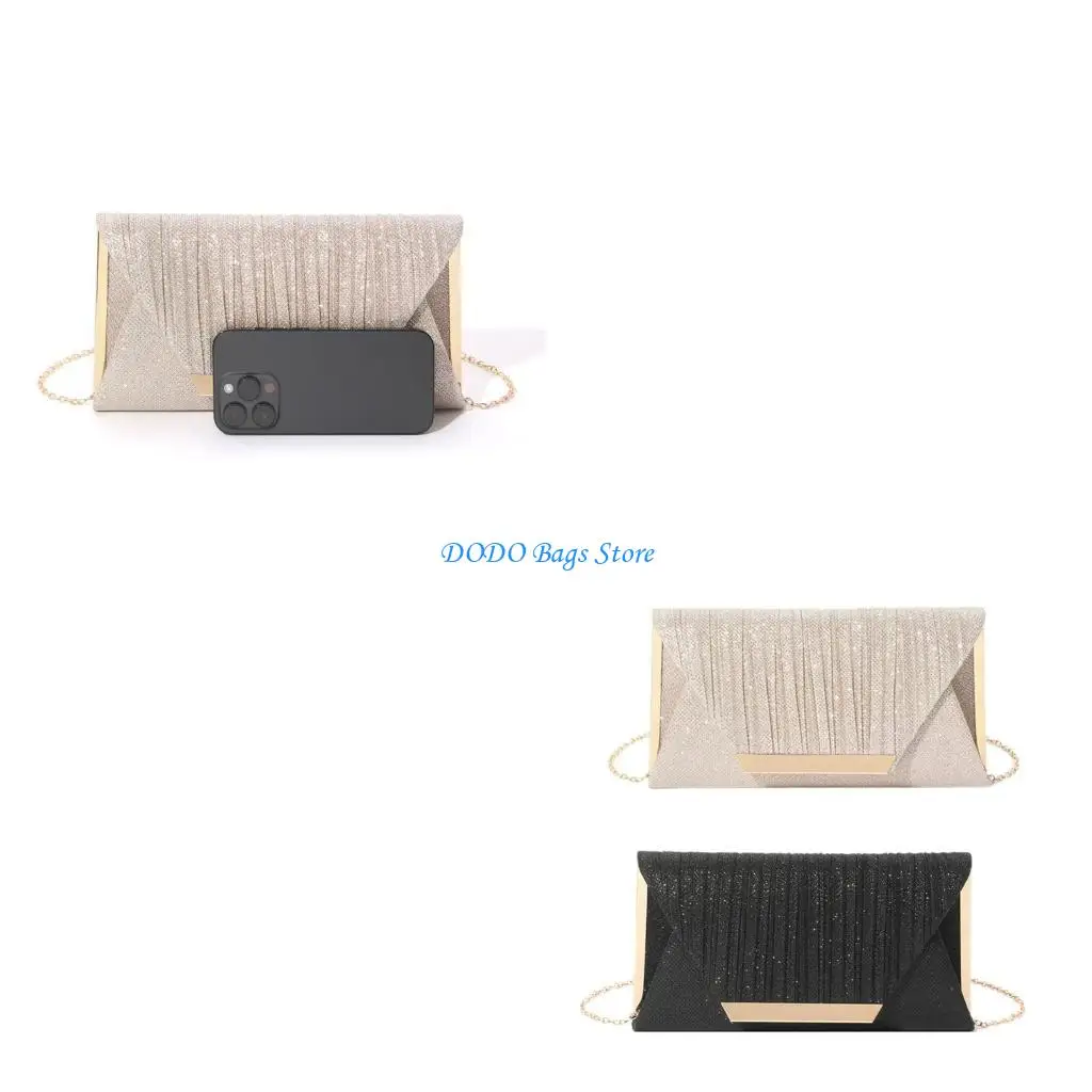 

Дамская сумочка конверта блеска с цепью для свадебной вечеринки вечер