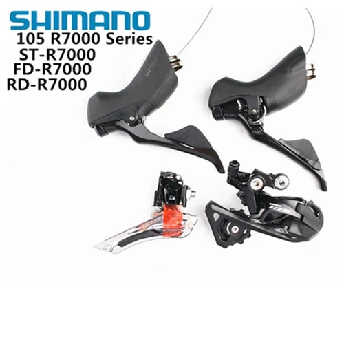 Grupo SHIMANO 105 R7000 2X11s R7000 desviadores Roas bicicleta desviador delantero desviador trasero palanca de cambios actualización de 5800