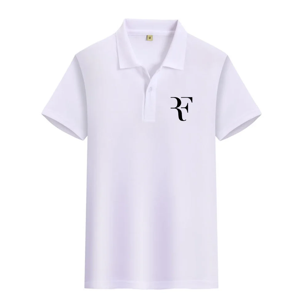 2024 New Tennis King Roger federazione er t-shirt a maniche corte POLO casual fan a maniche corte minimalista