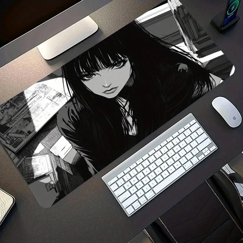 Large Gaming Mouse Pad Desk Mat Cloth Surface Non Slip Rubber Base Mousepad for PC Laptop Keyboard Office Desk Setup