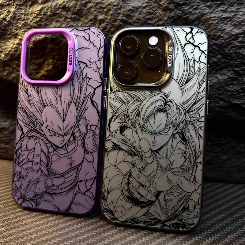 Case for Samsung Galaxy A26 A36 A56 A25 A35 A55 A34 A54 A13 A33 A53 5G A06 A16 A15 A14 A23 A52 A52S A31 Hand‑Drawn Goku Cover