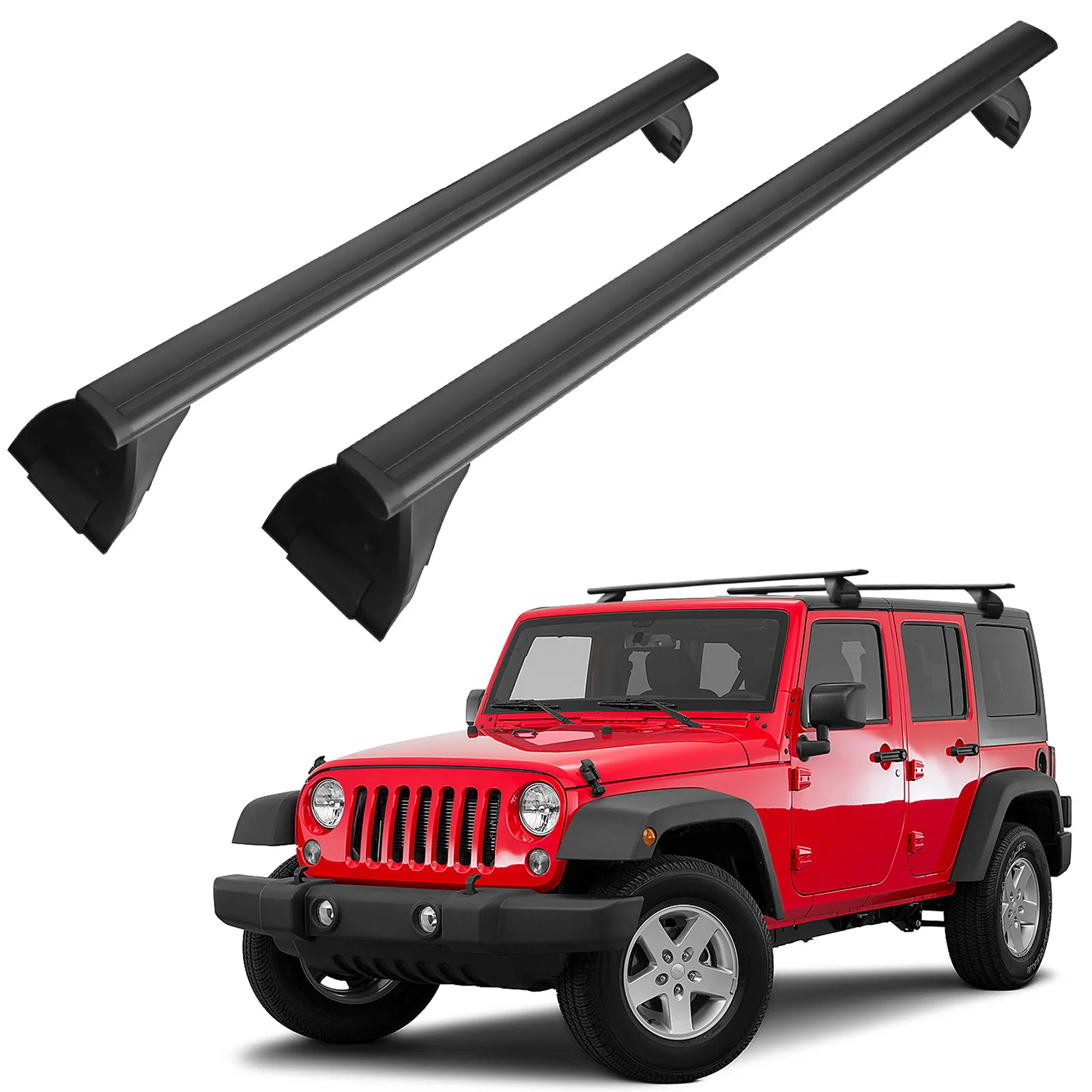

Auto Parts Roof Rack Luggage Rack Black for Jeep Wrangler JK JL JT 2007-2023custom
