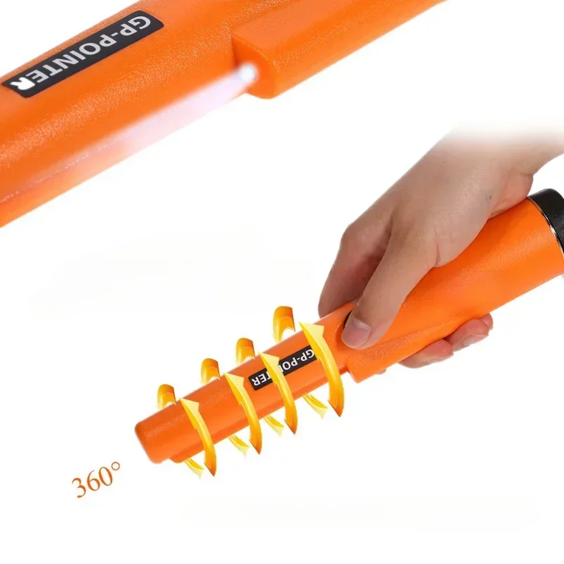 Professional Underground Gold Detector Assist Tool, Metal Detector, Portable Handheld Partial Waterproof Pinpointer