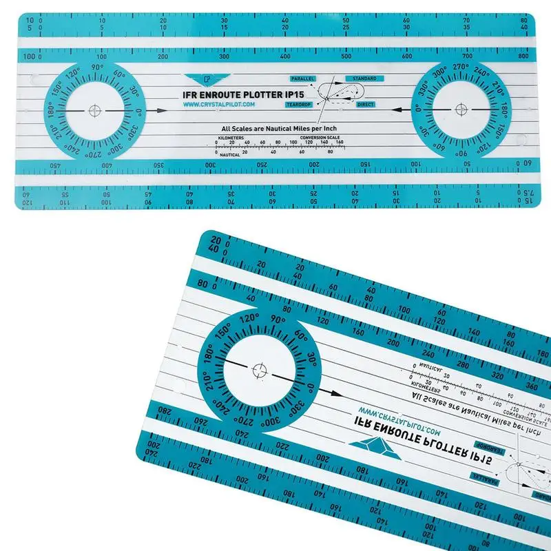 Marine Navigation Ruler​ Measuring Ruler for Surveying & Mapping Ergonomic Course Ruler for Navigators and Beginners