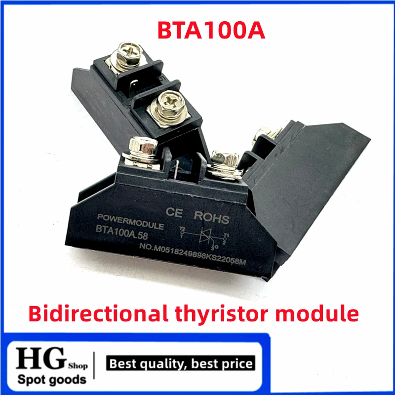 BTA100A bidirectional thyristor BTA 100A 1000V thyristor BTA100A New bidirectional thyristor module M220.58 encapsulation