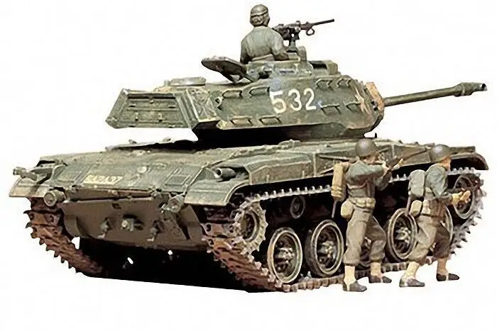 Tamiya 35055 1/35 Scale Military Model Kit US M41 Walker Bulldog Light Tank Model Building